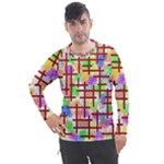 Pattern-repetition-bars-colors Men s Pique Long Sleeve T-Shirt