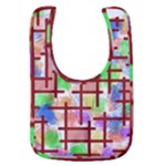 Pattern-repetition-bars-colors Baby Bib