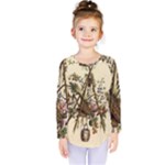 Vintage-antique-plate-china Kids  Long Sleeve T-Shirt