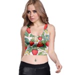 Strawberry-fruits Racer Back Crop Top