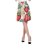 Strawberry-fruits A-Line Skirt