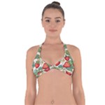 Strawberry-fruits Halter Neck Bikini Top