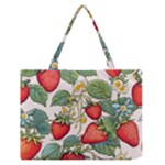 Strawberry-fruits Zipper Medium Tote Bag