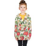 Strawberry-fruits Kids  Double Breasted Button Coat