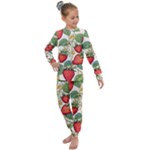 Strawberry-fruits Kids  Long Sleeve Set 