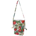 Strawberry-fruits Folding Shoulder Bag