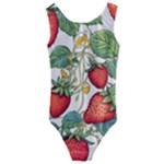 Strawberry-fruits Kids  Cut-Out Back One Piece Swimsuit