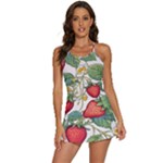 Strawberry-fruits 2-in-1 Flare Activity Dress