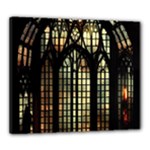 Stained Glass Window Gothic Canvas 24  x 20  (Stretched)