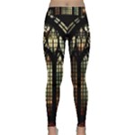 Stained Glass Window Gothic Classic Yoga Leggings