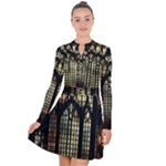 Stained Glass Window Gothic Long Sleeve Panel Dress