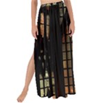 Stained Glass Window Gothic Maxi Chiffon Tie-Up Sarong