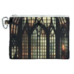 Stained Glass Window Gothic Canvas Cosmetic Bag (XL)