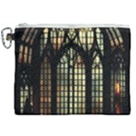 Stained Glass Window Gothic Canvas Cosmetic Bag (XXL)