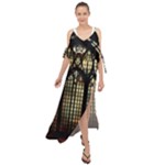 Stained Glass Window Gothic Maxi Chiffon Cover Up Dress