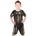Stained Glass Window Gothic Kids  T-Shirt and Shorts Set