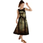 Stained Glass Window Gothic Summer Maxi Dress