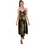 Stained Glass Window Gothic Halter Tie Back Dress 
