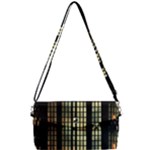 Stained Glass Window Gothic Removable Strap Clutch Bag