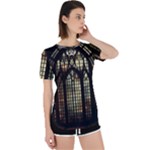 Stained Glass Window Gothic Perpetual Short Sleeve T-Shirt