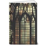 Stained Glass Window Gothic 8  x 10  Hardcover Notebook