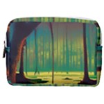 Nature Swamp Water Sunset Spooky Night Reflections Bayou Lake Make Up Pouch (Medium)