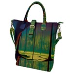 Nature Swamp Water Sunset Spooky Night Reflections Bayou Lake Buckle Top Tote Bag