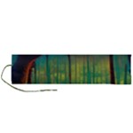 Nature Swamp Water Sunset Spooky Night Reflections Bayou Lake Roll Up Canvas Pencil Holder (L)