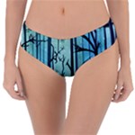 Nature Outdoors Night Trees Scene Forest Woods Light Moonlight Wilderness Stars Reversible Classic Bikini Bottoms