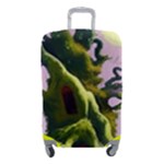 Outdoors Night Full Moon Setting Scene Woods Light Moonlight Nature Wilderness Landscape Luggage Cover (Small)