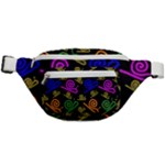 Pattern Repetition Snail Blue Fanny Pack