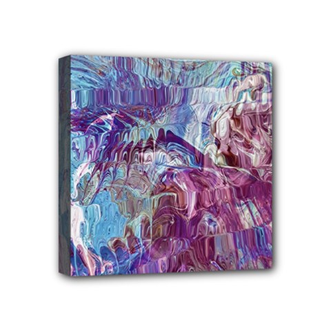 Blend Marbling Mini Canvas 4  x 4  (Stretched) from UrbanLoad.com