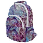 Blend Marbling Rounded Multi Pocket Backpack