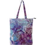 Blend Marbling Double Zip Up Tote Bag