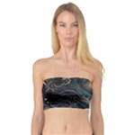 Starry Sky Moon Space Cosmic Galaxy Nature Art Clouds Art Nouveau Abstract Bandeau Top