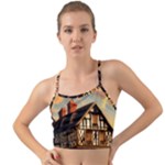 Village House Cottage Medieval Timber Tudor Split timber Frame Architecture Town Twilight Chimney Mini Tank Bikini Top