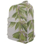 Watercolor Leaves Branch Nature Plant Growing Still Life Botanical Study Classic Backpack