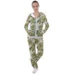 Watercolor Leaves Branch Nature Plant Growing Still Life Botanical Study Women s Tracksuit