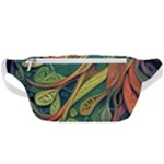 Outdoors Night Setting Scene Forest Woods Light Moonlight Nature Wilderness Leaves Branches Abstract Waist Bag 