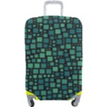 Squares cubism geometric background Luggage Cover (Large)