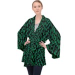 Confetti Texture Tileable Repeating Long Sleeve Velvet Kimono 