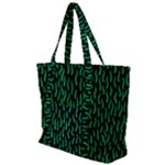 Confetti Texture Tileable Repeating Zip Up Canvas Bag