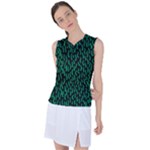 Confetti Texture Tileable Repeating Women s Sleeveless Sports Top