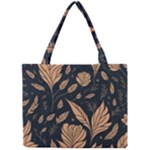 Background Pattern Leaves Texture Mini Tote Bag