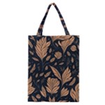 Background Pattern Leaves Texture Classic Tote Bag