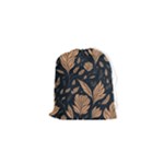 Background Pattern Leaves Texture Drawstring Pouch (XS)