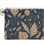 Background Pattern Leaves Texture Canvas Cosmetic Bag (XXXL)