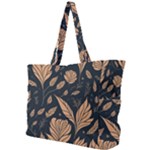 Background Pattern Leaves Texture Simple Shoulder Bag