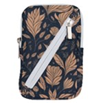 Background Pattern Leaves Texture Belt Pouch Bag (Small)