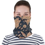 Background Pattern Leaves Texture Face Seamless Bandana (Adult)